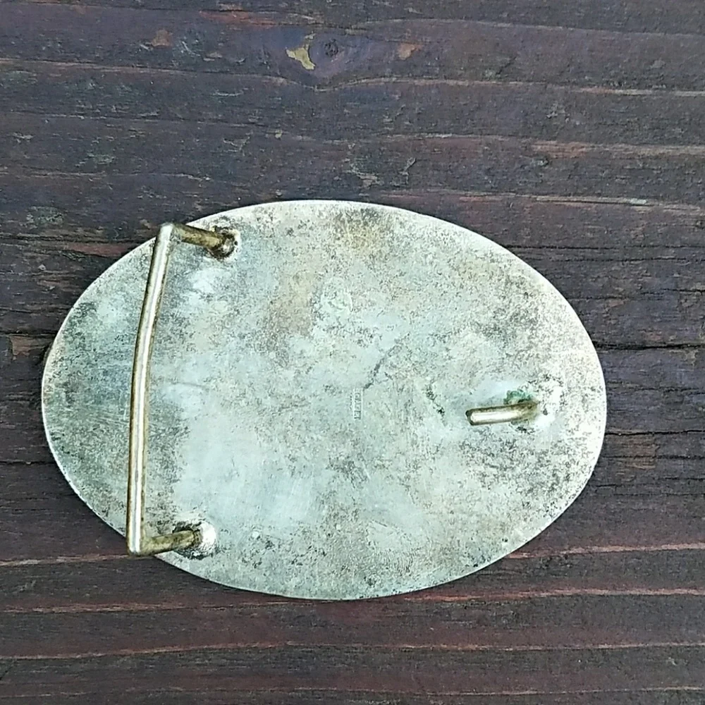 Vintage Cowboy Hat & Spurs Belt Buckle